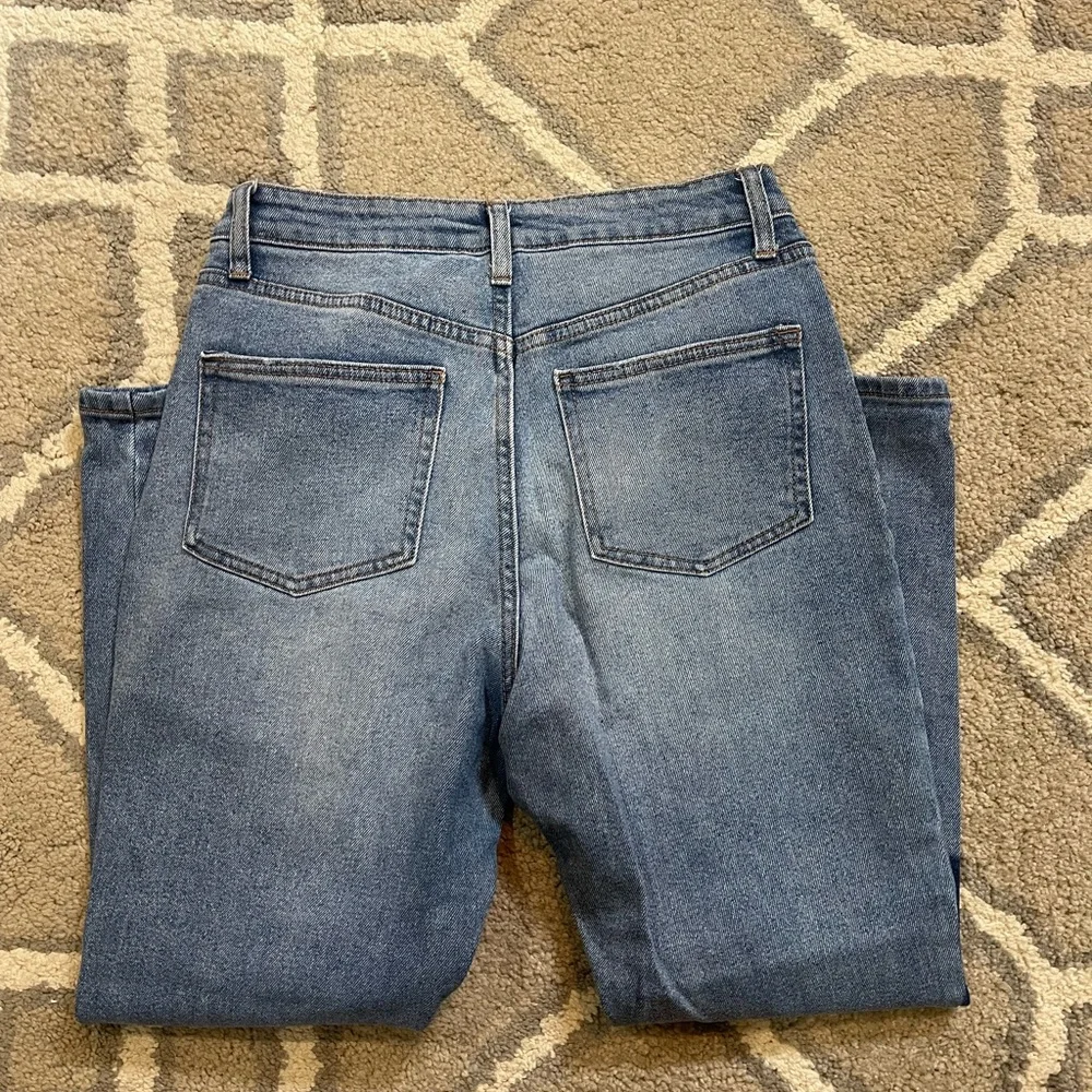 No Boundaries Two-Tone Blue Slim Jeans - Picture 3 of 3